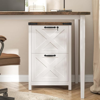 Farmhouse 2 Drawers File Cabinet - Image 2