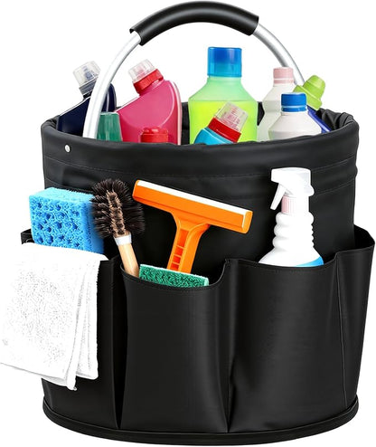 Cleaning Caddy with Handle, Cleaning Products Organiser, Foldable Storage Basket by Unknown