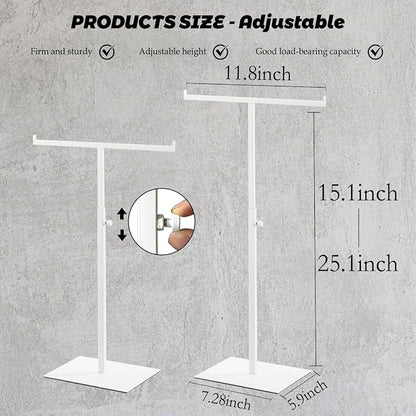Purse Display Stand Jewelry Tower Stainless Steel Handbag Stand Jewelry Stands - Image 2