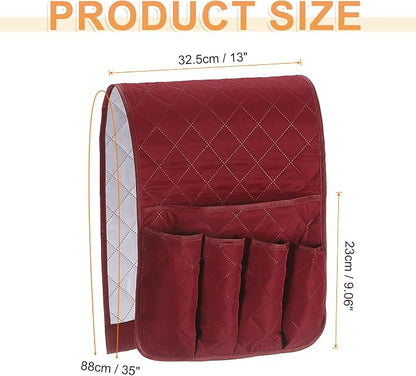 uxcell 1 Pcs Recliner Armchair Caddy, Couch Armrest Organizer - Image 2