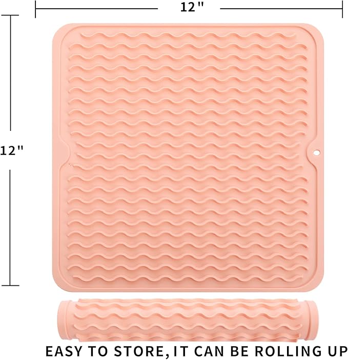 Silicone Dish Drying Mat for Multiple Usage, Easy clean, Eco-friendly, - Image 2