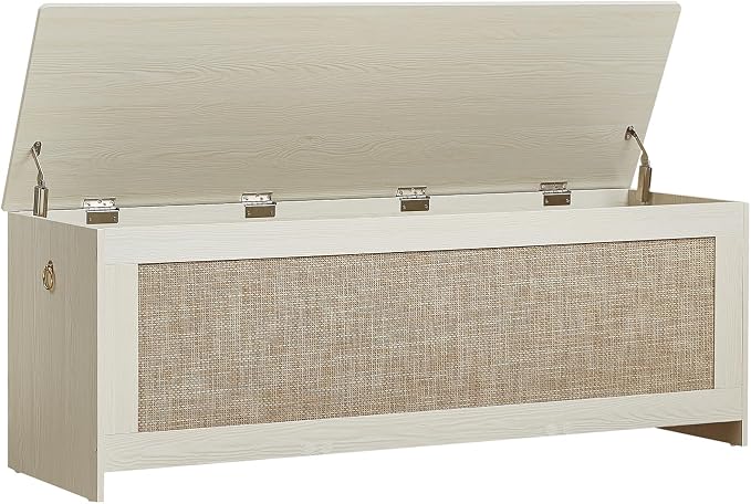 51.2" Storage Chest Extra Large, 51.2x15.7x18.3 Inch, Easy Assembly, Bench by ZenFang