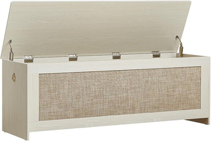 51.2" Storage Chest Extra Large, 51.2x15.7x18.3 Inch, Easy Assembly, Bench by ZenFang