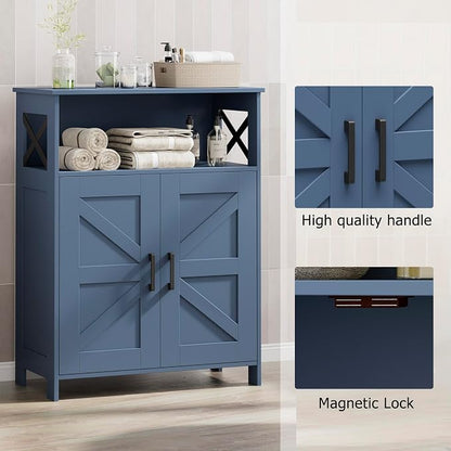 Homhedy Farmhouse Bathroom Storage Cabinet - Image 7