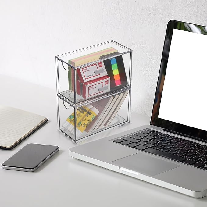 ELLDOO 2 Drawers Tea Bag Organizer, Coffee Pod Snack Storage - Image 6