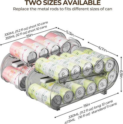 Drink Organizer for Fridge, Soda Can Organizer Dispenser for Refrigerator - Image 4