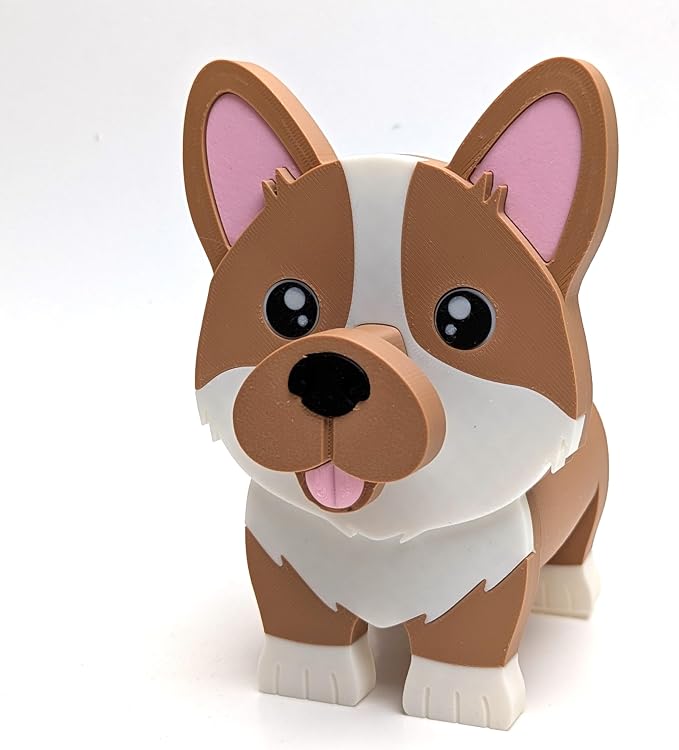 RedFive Corgi Eyeglass Holder Stand – Cute 3D Printed Dog Glasses Holder - Image 3