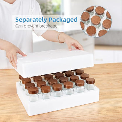 Yangbaga 24Pcs Glass Spice Jars - Image 8