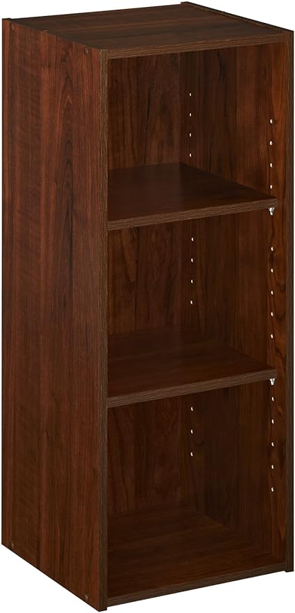 ClosetMaid Stackable 3-Shelf Storage Organizer, Dark Cherry by Unknown