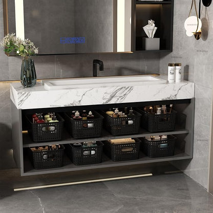 Black Plastic Storage Baskets - Image 7