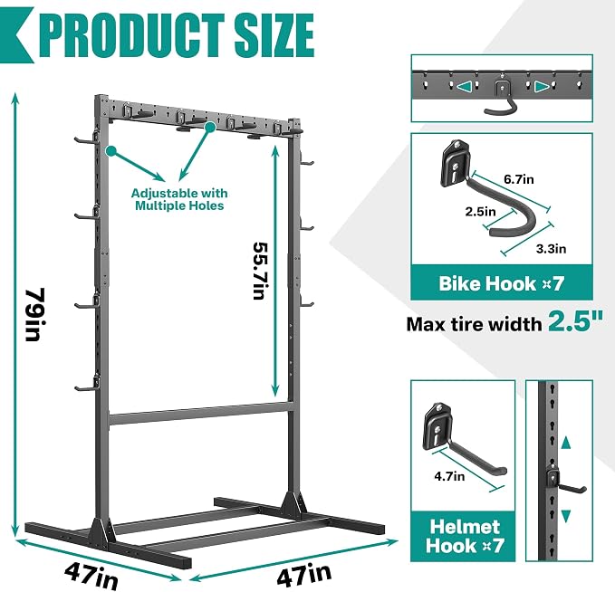 EVERHANGER Freestanding Bike Stand Rack - Image 2