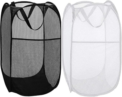 BATTOO Deluxe Strong Mesh Pop up Laundry Hamper Basket by BATTOO