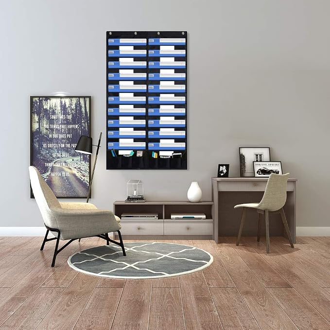 Eamay Hanging File Folder Organizer Wall Mounted - Image 3