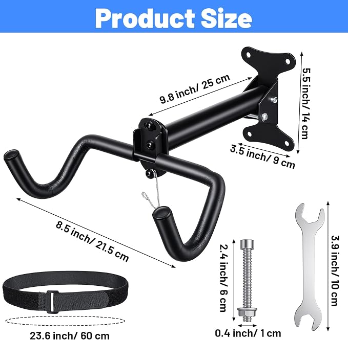 2 Pcs Bike Rack Garage - Image 2