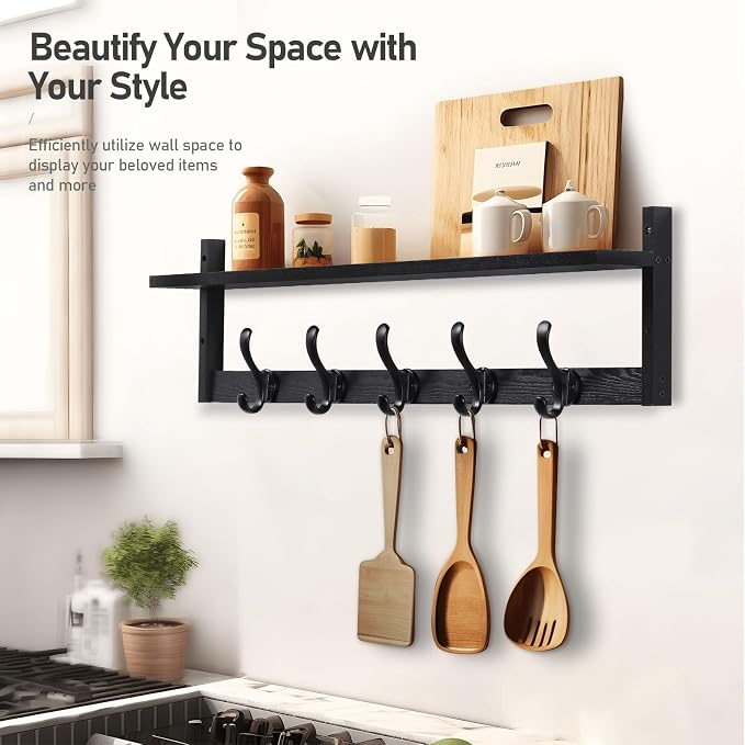 Tatub 29'' Coat Rack Wall Mount - Image 4