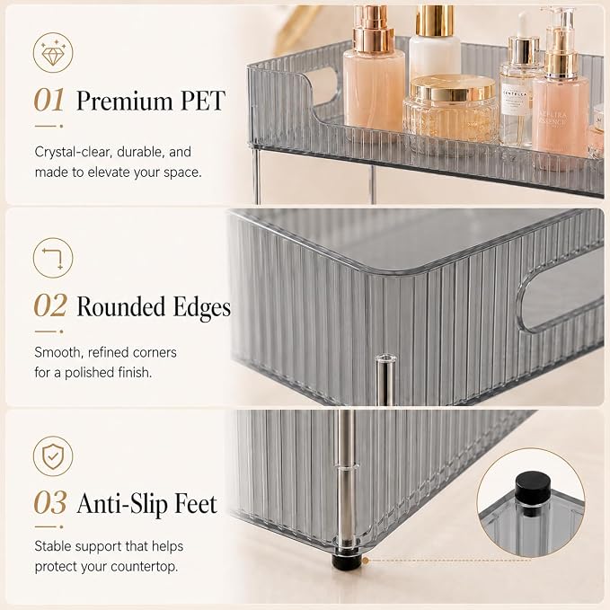 Goderewild Bathroom Counter Organizer, Makeup Organizer - Image 7
