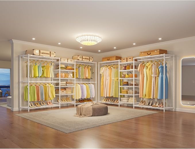 VIPEK X3 Plus Large Expandable Closet Rack Adjustable from 5'10" to 8'8" - Image 4