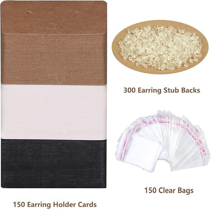 600 Pcs Earring Display Cards Set - Image 3