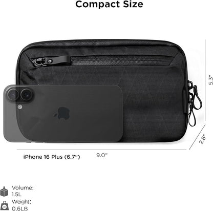 ALPAKA Elements Tech Case Mini Tech Pouch 1.5L Cable Bag Black X-Pac VX42 | - Image 2