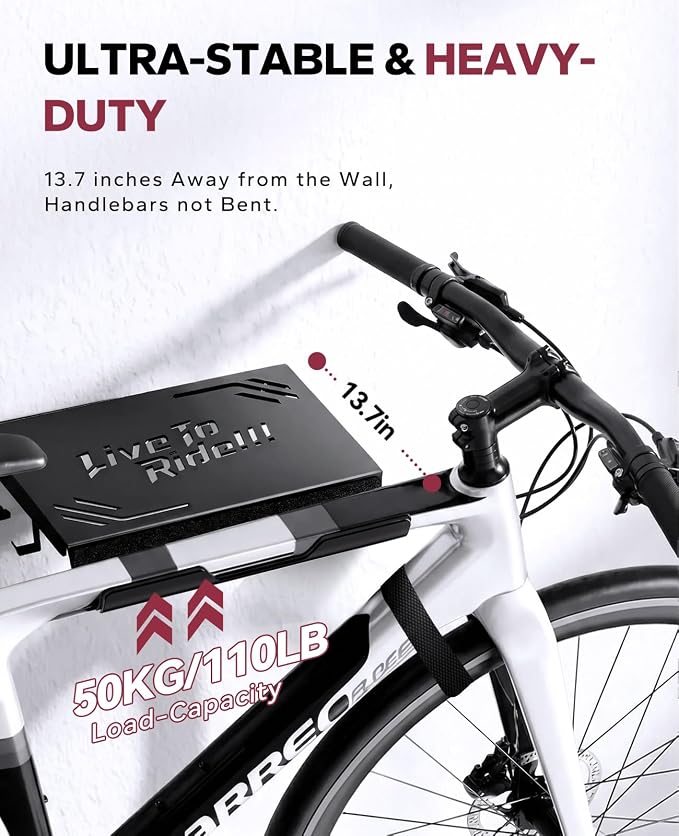 HAPBEAR Bike Wall Mount Rack - Image 3