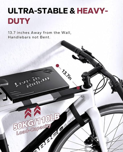 HAPBEAR Bike Wall Mount Rack - Image 3