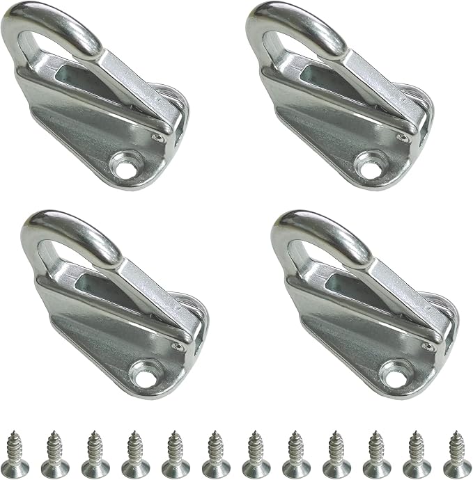 soujkooy 4 Pcs Fender Hanger Strong 316 Stainless Steel Safety Heavy Hook by soujkooy