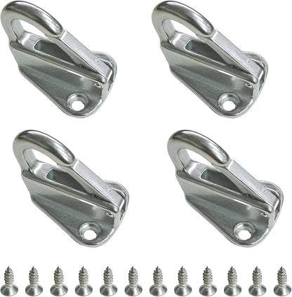 soujkooy 4 Pcs Fender Hanger Strong 316 Stainless Steel Safety Heavy Hook by soujkooy