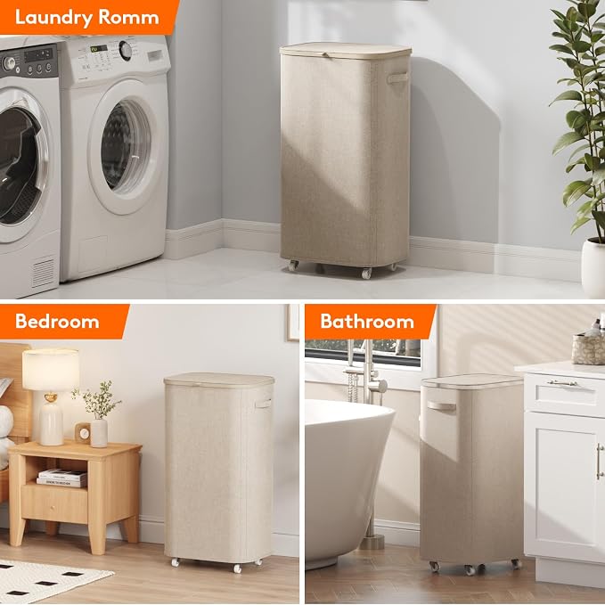 Lifewit 105L Plastic Laundry Basket - Image 8
