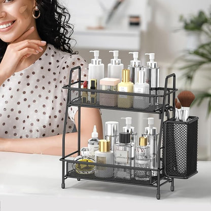 2-Tier Bathroom Counter Organizer, Bathroom Organizer Countertop - Image 2
