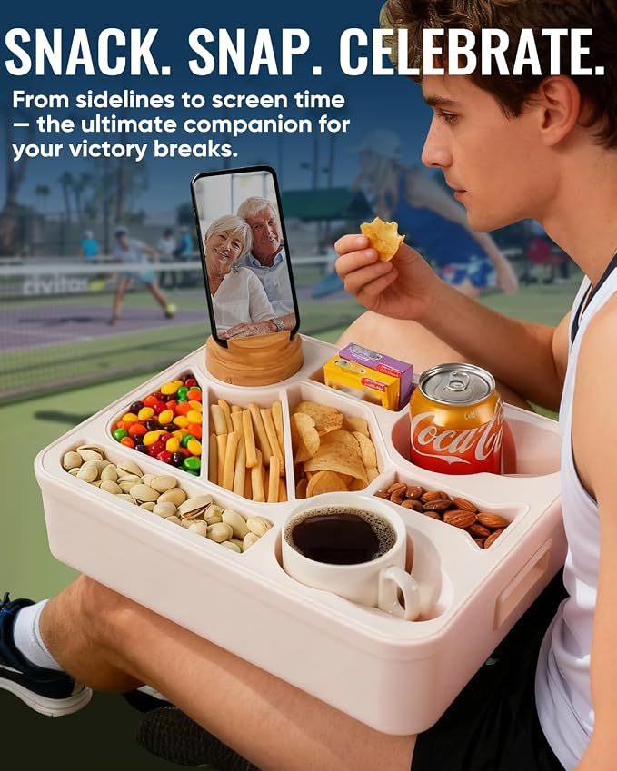 Couch Cup Holder Tray Dual Cup Silicone Snack & Drink Organizer – Waterproof - Image 6