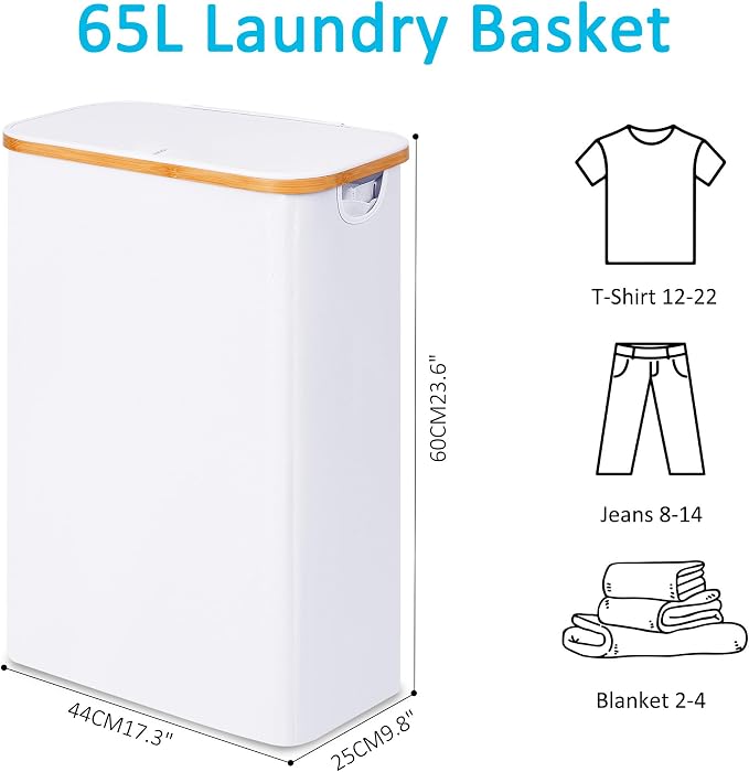 efluky Slim Laundry Basket - Image 3