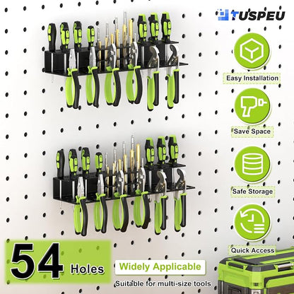 Screwdriver Holder Wall Mount, Heavy Duty Metal Utility Bit Organizer - Image 3