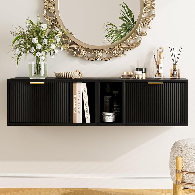 Masupu Floating Nightstand, Wall Mounted Floating Bedside Table - Image 7