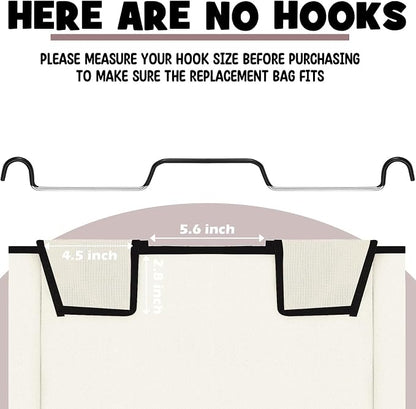 Bonuci 4 Pcs Laundry Sorter Replacement Bags Hamper Cart Removable Replacement - Image 3
