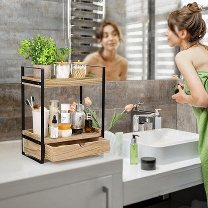 Ukonvi 2-Tier Bathroom Organizer Countertop - Image 2