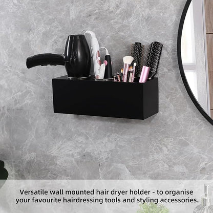 Hair Dryer Countertop Holder, Hair Tool Organizer Wall Mount, Blow Dryer Holder - Image 6