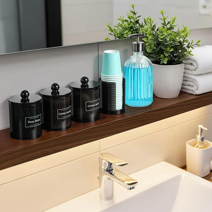 4 Pcs, Acrylic Qtip Holder Dispenser - Image 9