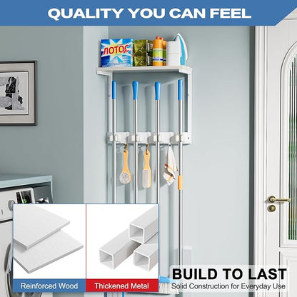 Olakee Broom Holder Wall Mount - Image 7