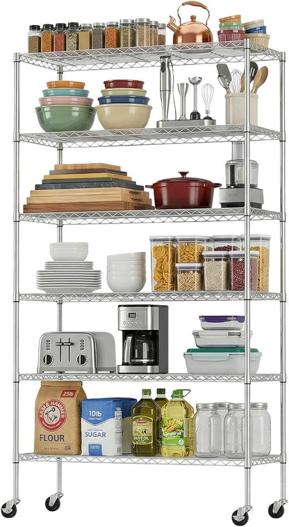BestOffice | 6-Tier Wire Shelf by BestOffice