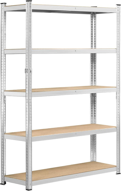 Topeakmart 5-Tier Utility Shelves, Metal Storage Shelves Garage Shelving Unit by Topeakmart