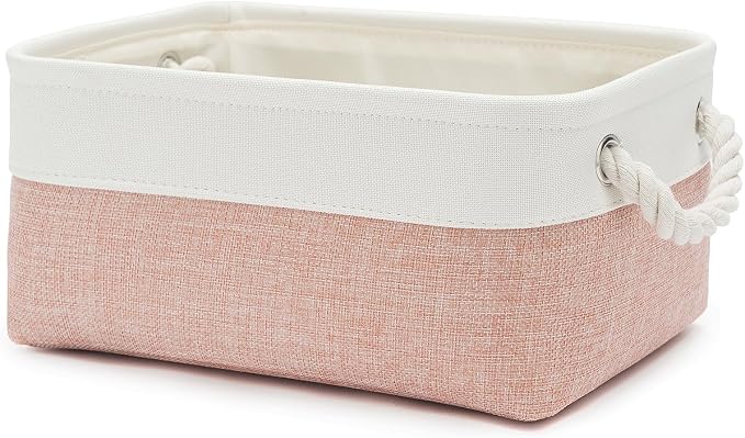 11.8x7.9x5.2 Inch Fabric Small Storage Bins by VQRTEXAStorageBasket