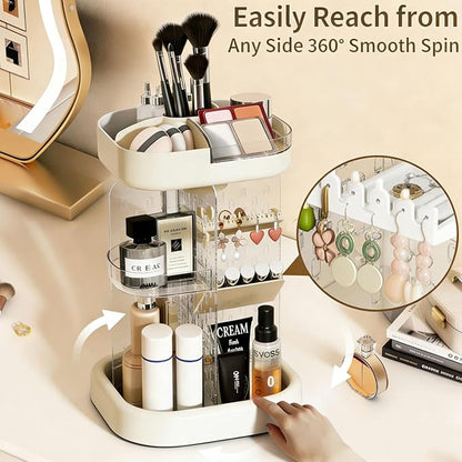 360 Spinning Rotating Makeup Organizer - Image 2