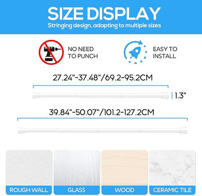Tension Curtain Rod 1pcs Tension Rods - Image 7