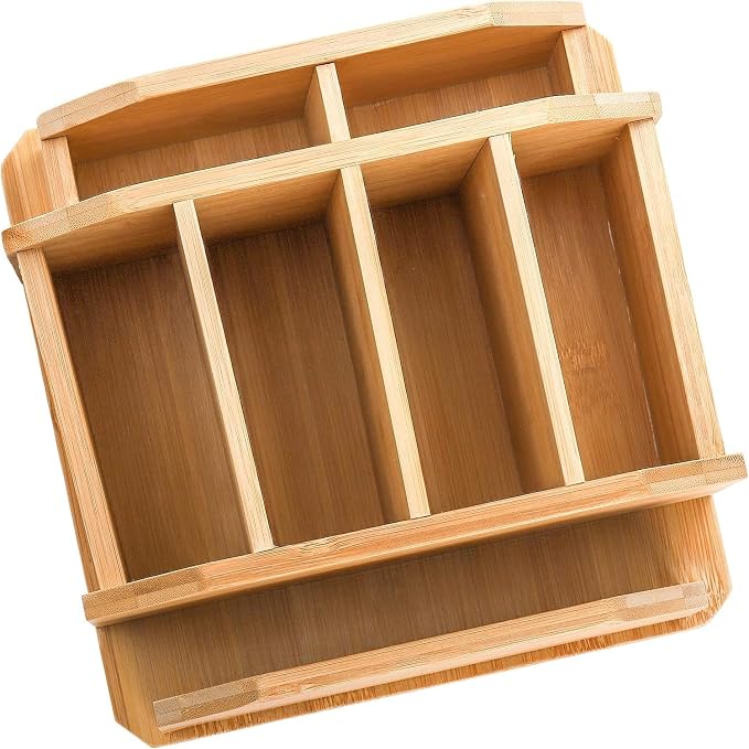 yarlung Bamboo Rotating Remote Control Holder - Image 5