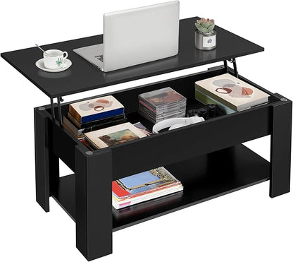 Yaheetech Wooden Coffee Table, Lift Top Coffee Table by Unknown