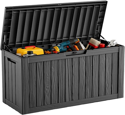 DRATO 80 Gallon Deck Box, Outdoor Storage Box by DRATOprovidesawarmandcozy