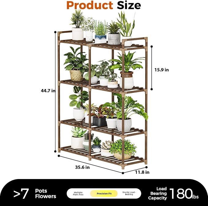 Bamworld Plant Stand with Grow Lights - Image 3