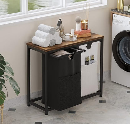 Laundry Basket Double Laundry Hamper - Image 2