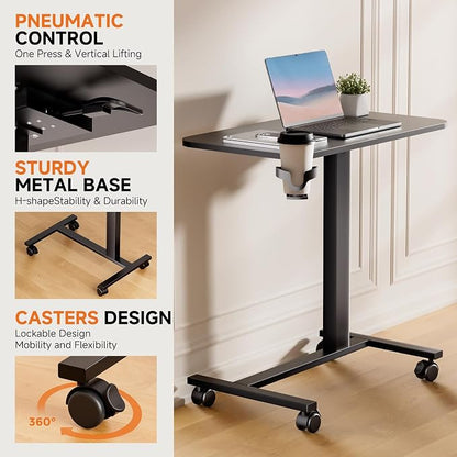 COMHOMA Adjustable Overbed Bedside Table - Image 7