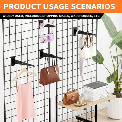 10" Grid Wall Knife Holder Brackets, Grid Wall Accessories - Image 7